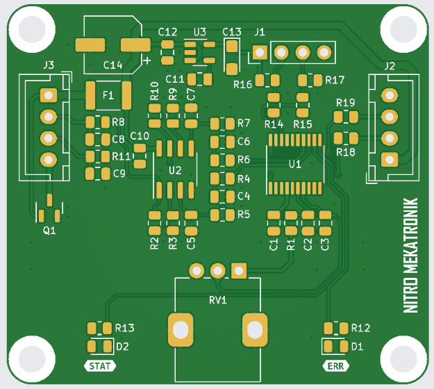 Pedal Simülatör Pcb Kartı resmi