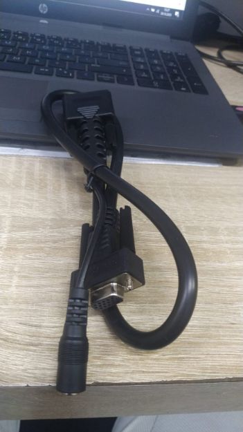 Launch 919x Obd Soketi Dönüştürücü Siyah Baglantı Kablosu resmi